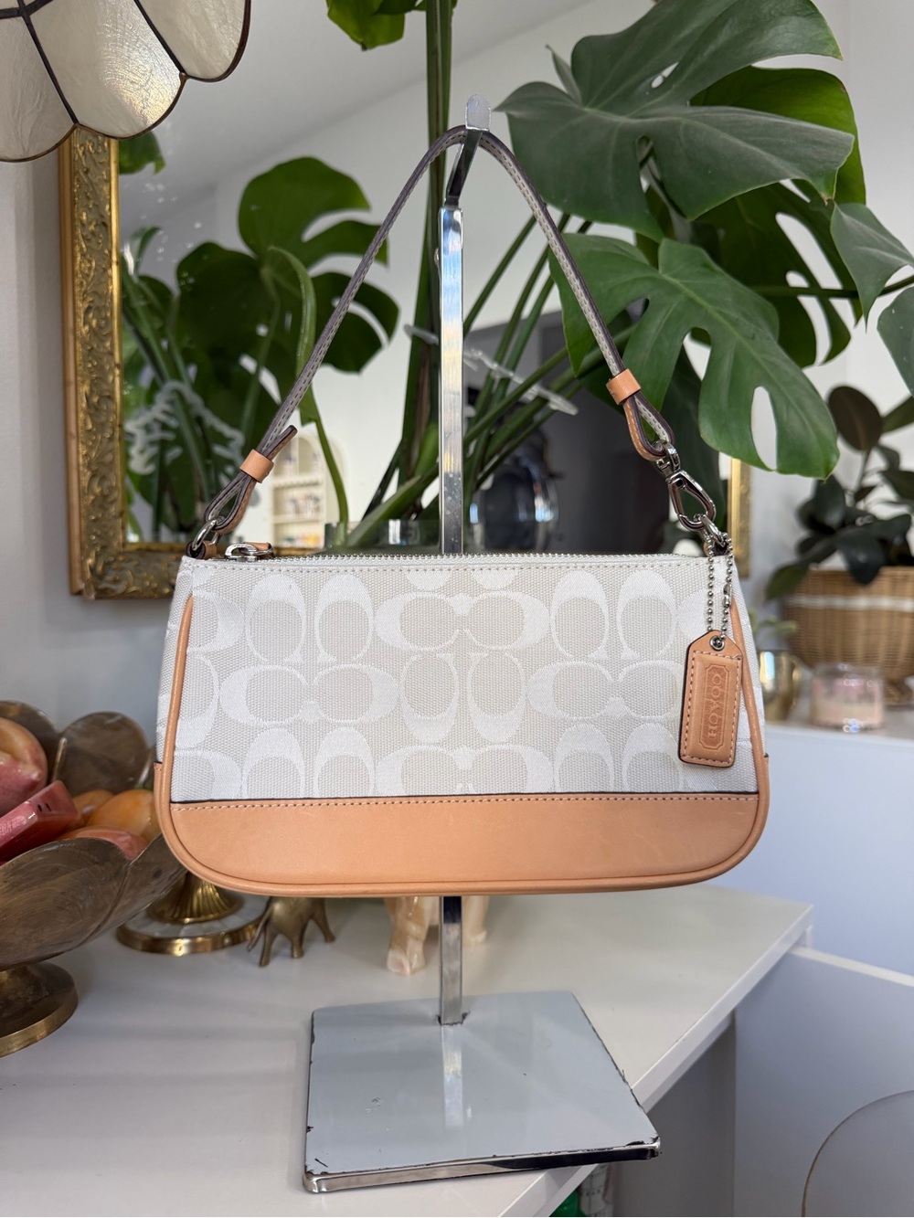 Coach white Demi bag